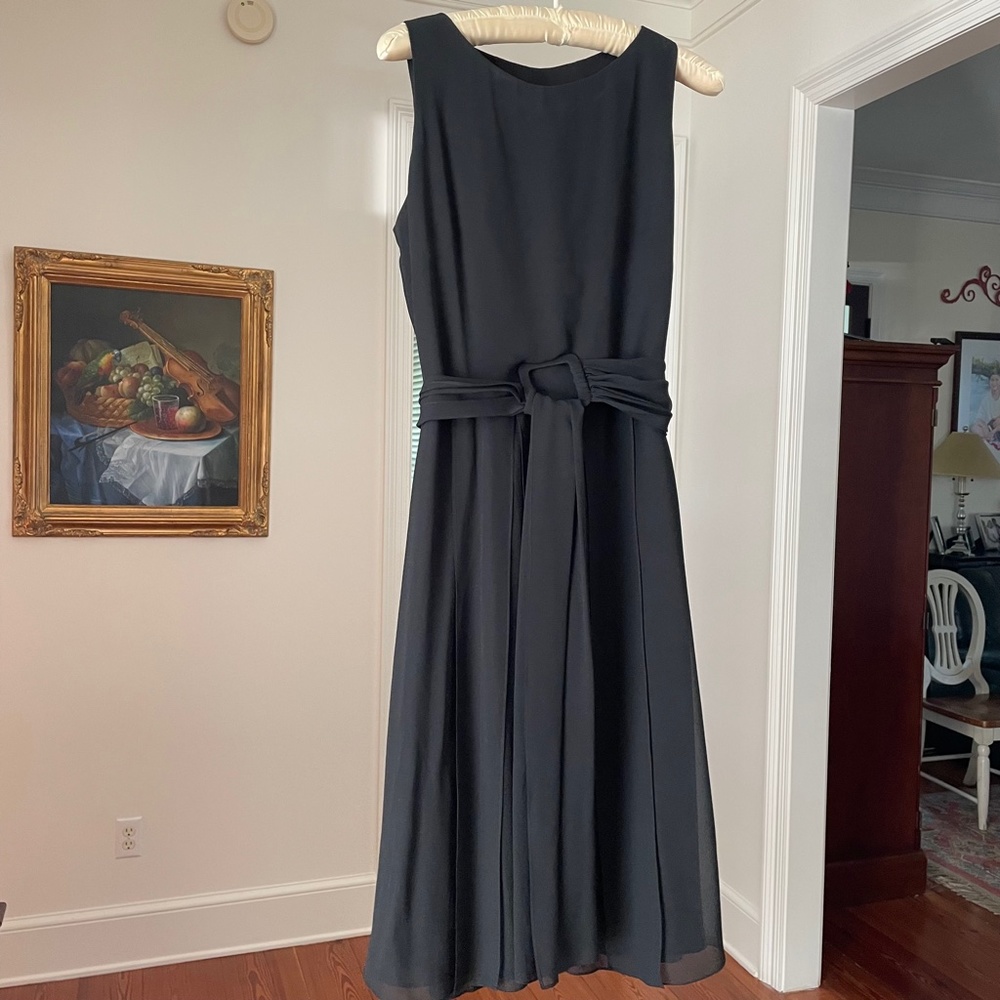 Talbots Silk Midi Dress Size 8